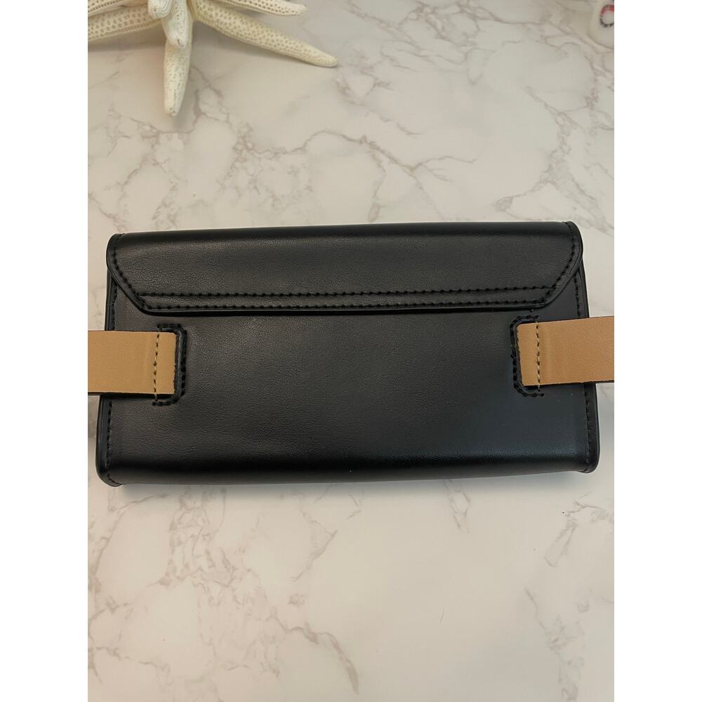 KATE SPADE Adjustable Black Leather Bow Belt Bag NWT - Picture 4 of 8